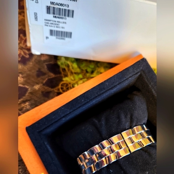 BAUME & MERCIER 2001 Hampton Milleis Cad Argent MOA08013 Timepiece Luxury Watch - Picture 5 of 16